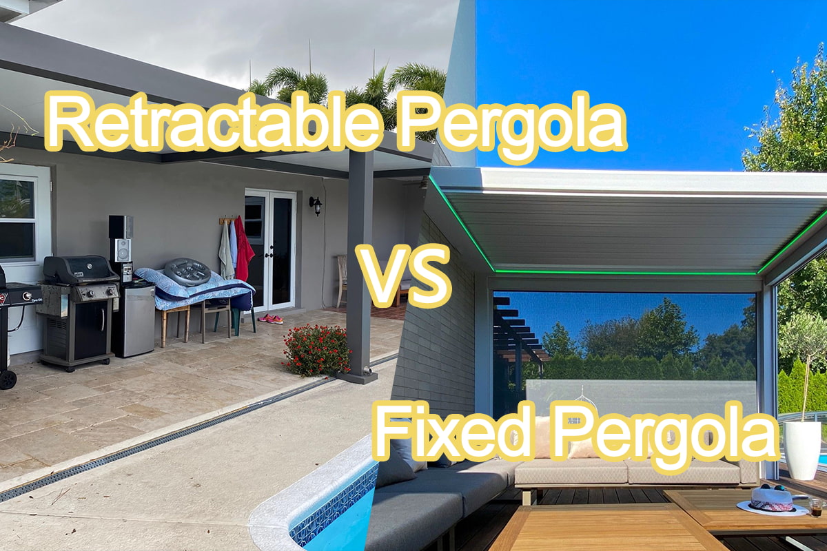 Zatahovací pergola vs. pevná pergola: Co je lepší?